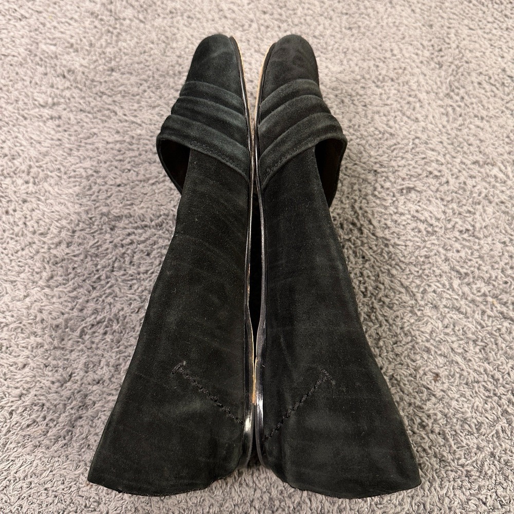 Nakedfeet Flats Womens 8.5 Black Suede Naos‎ Slip On Minimal Capsule Comfort - Picture 7 of 10